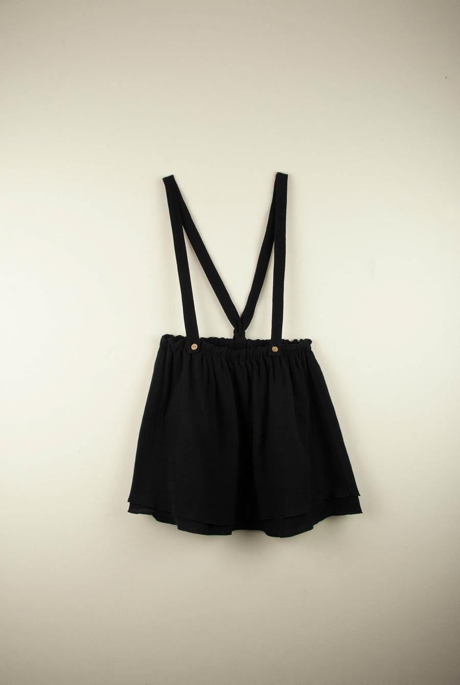 Mod.20.3 Black skirt with removable straps | AW21.22 Mod.20.3 Black skirt with removable straps