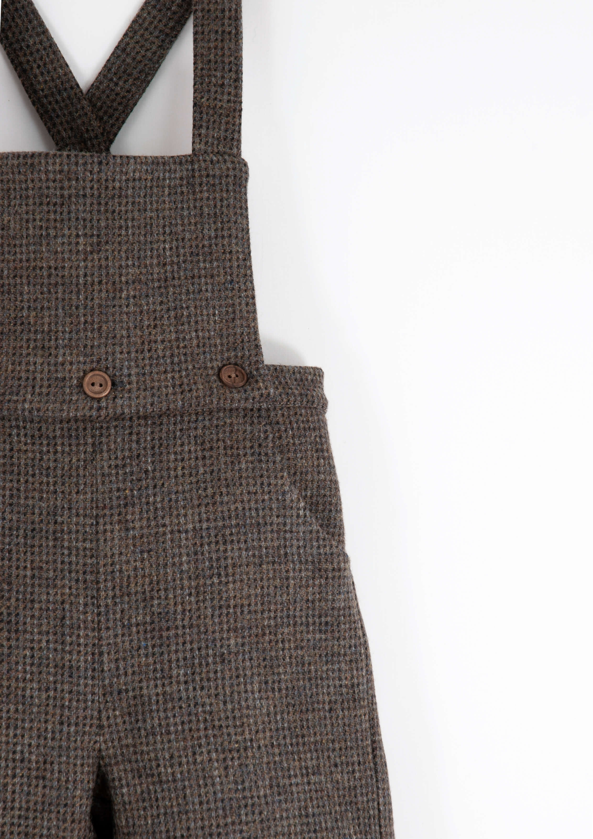 Mod.8.2 Multi-coloured woollen long romper suit with straps | AW24