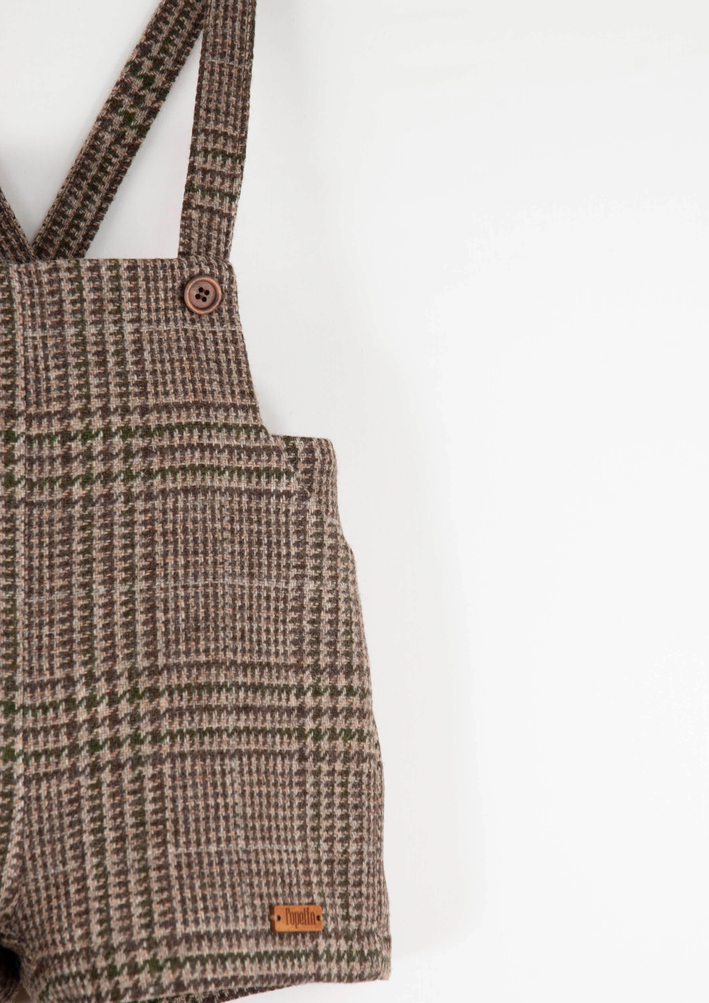 ロンパース・カバーオール popelin Woollen crossover romper suit popelin Woollen crossover romper suit