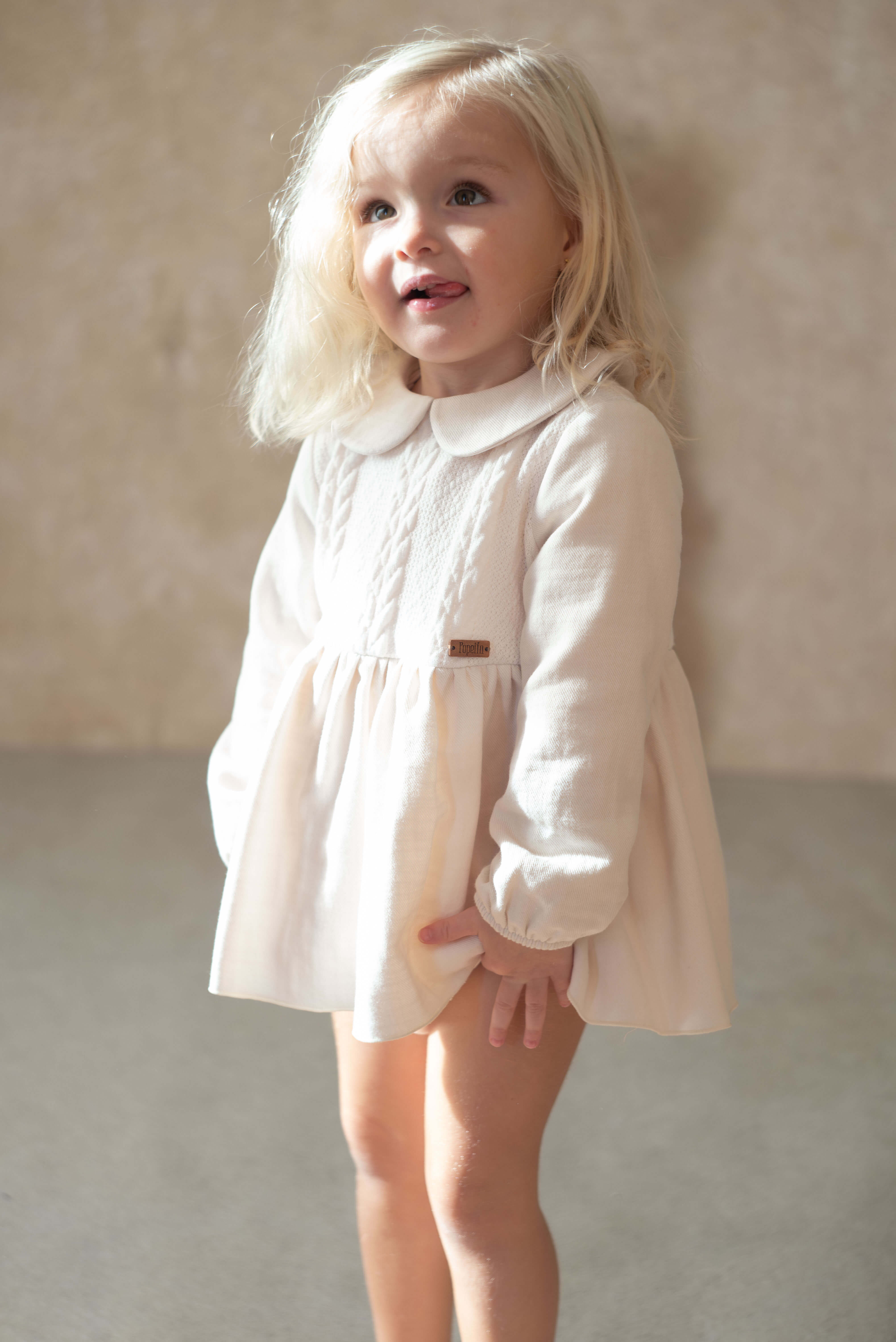 Popelin rompers 12-18m