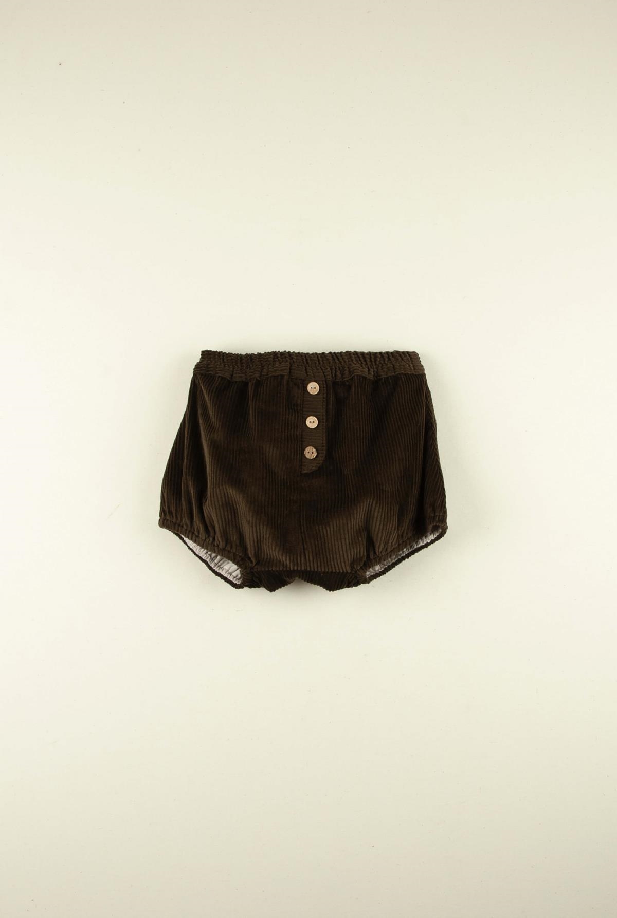 Mod.7.1 Chocolate colour culotte with placket | AW21.22 Mod.7.1 Chocolate colour culotte with placket | 1