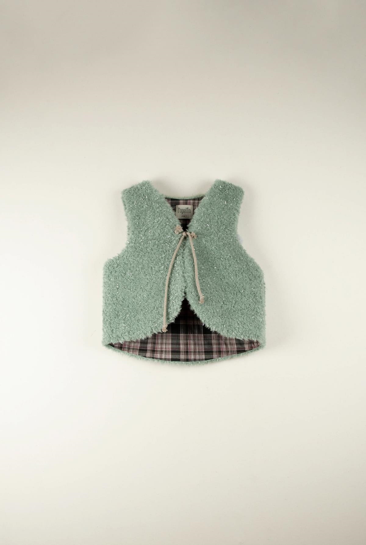 Mod.37.2 Green fleece mini-waistcoat | AW21.22 Mod.37.2 Green fleece mini-waistcoat | 1