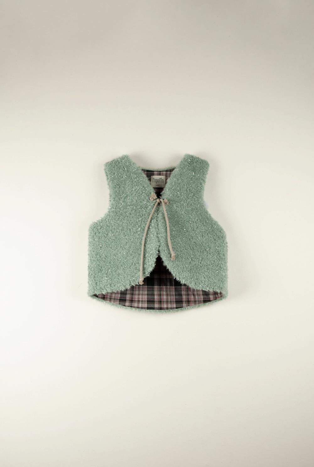 Mod.37.2 Green fleece mini-waistcoat | AW21.22 Mod.37.2 Green fleece mini-waistcoat | 1