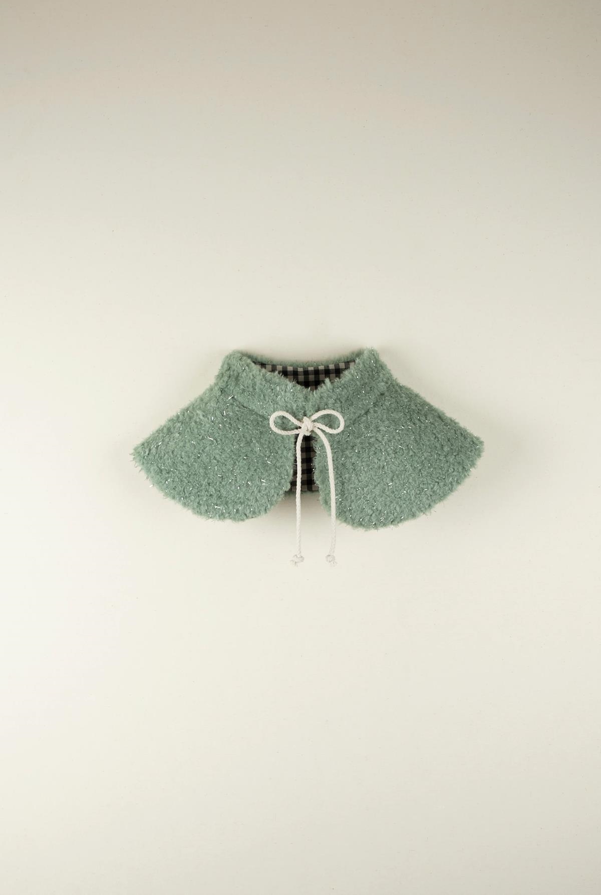 Mod.43.1 Green reversible fleece collar | AW21.22 Mod.43.1 Green reversible fleece collar | 1