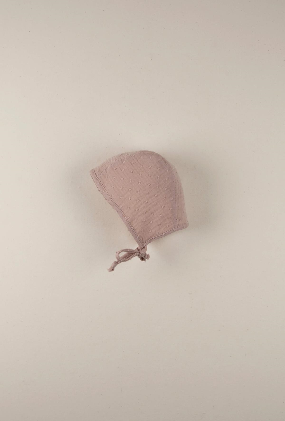 Mod.5.1 Pink organic reversible bonnet | SS22 Mod.5.1 Pink organic reversible bonnet | 1