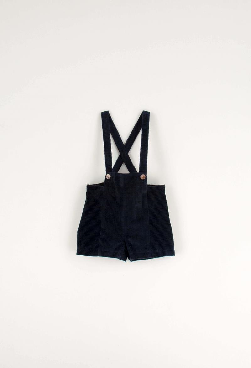 Mod.6.3 Black dungarees with crossover straps | AW22.23 Mod.6.3 Black dungarees with crossover straps