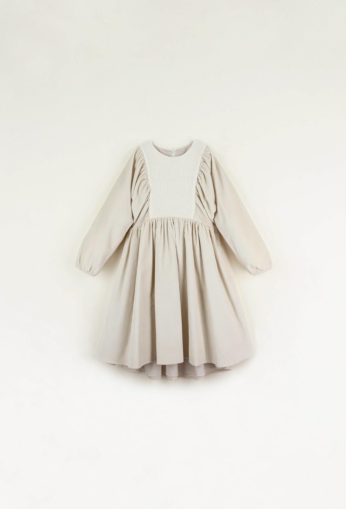Mod.30.1 Off-white dress with yoke | AW22.23 Mod.30.1 Off-white dress with yoke