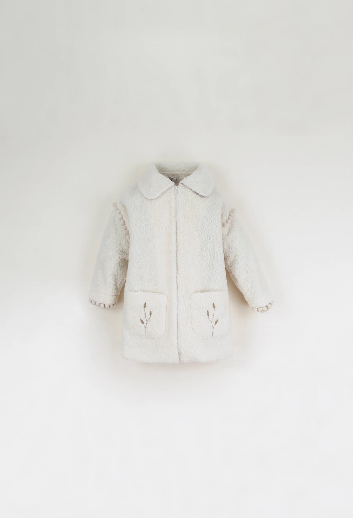 Mod.40.3 Off-white embroidered coat with tassels | AW22.23 Mod.40.3 Off-white embroidered coat with tassels