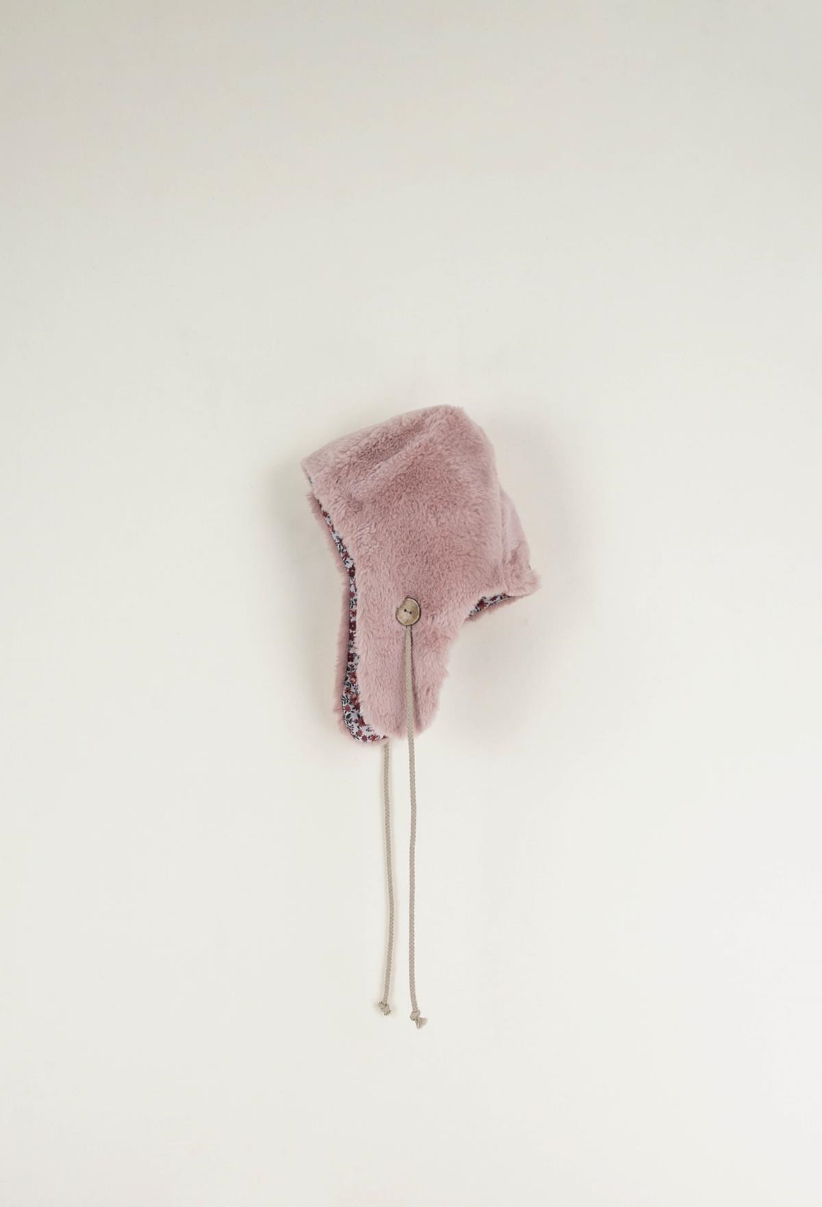 Mod.42.3 Pink faux fur aviator hat | AW22.23 Mod.42.3 Pink faux fur aviator hat