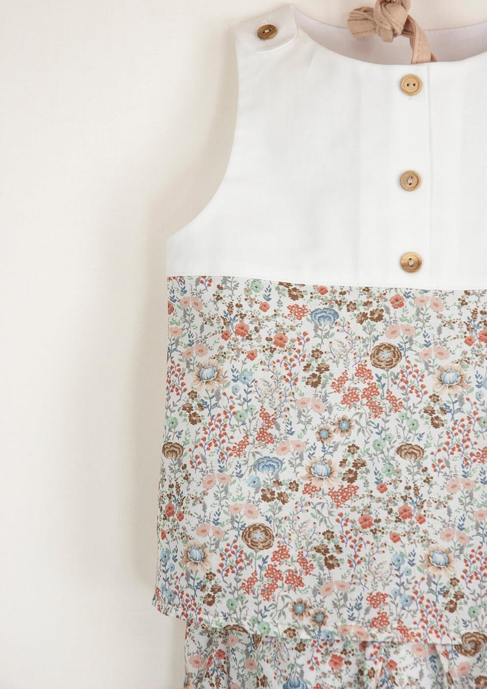 Mod.1.5 Floral sleeveless organic shirt | SS23 Mod.1.5 Floral sleeveless organic shirt