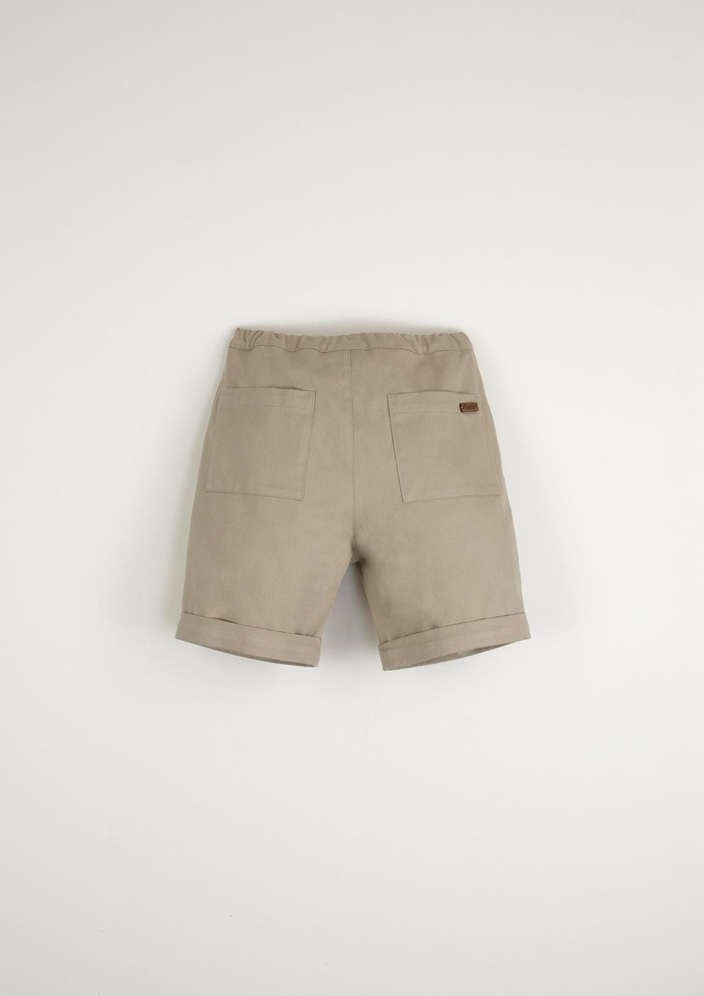 Mod.17.3 Beige shorts with darts | SS23 Mod.17.3 Beige shorts with darts