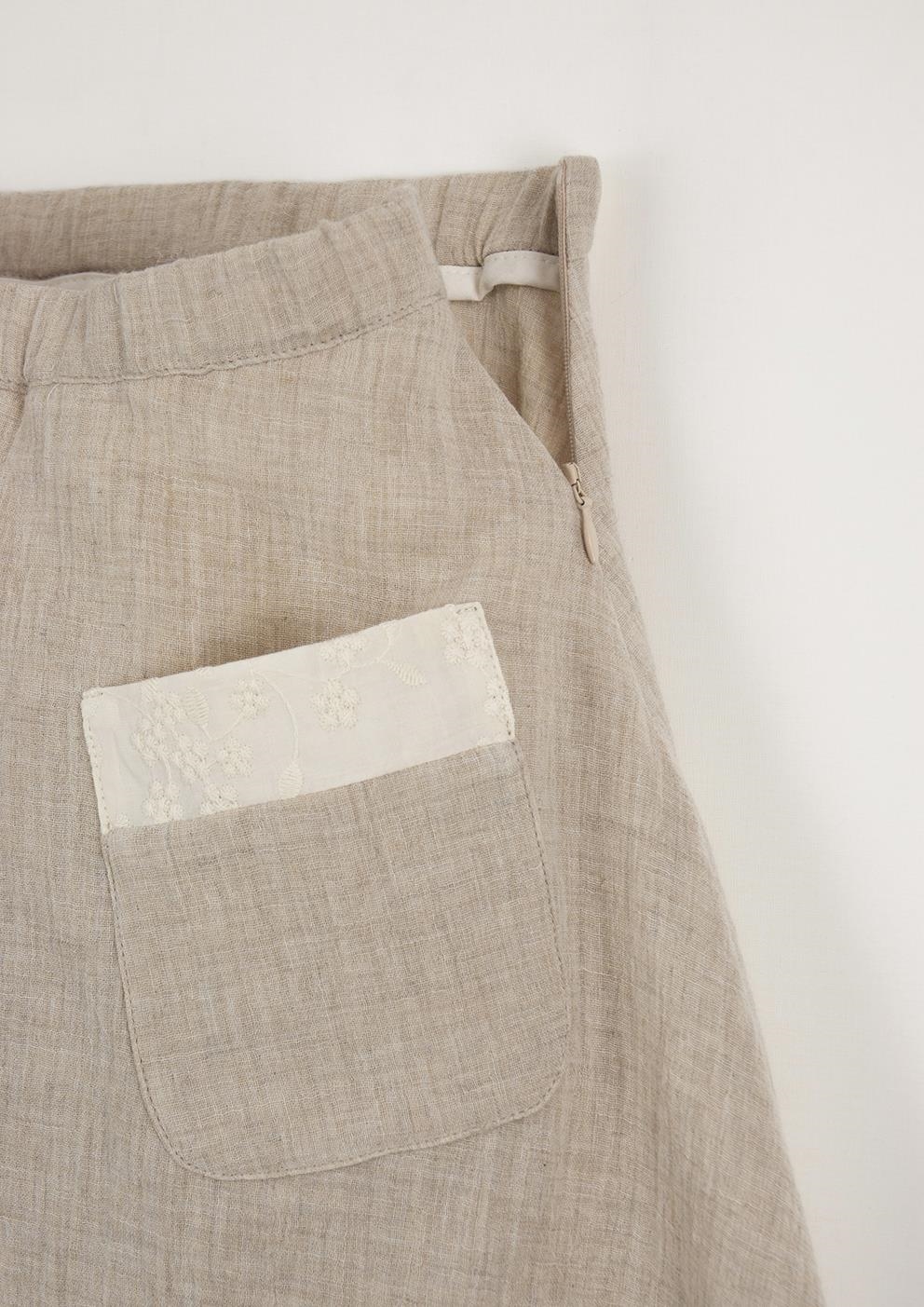 Mod.19.3 Sand skirt with pockets | SS23 Mod.19.3 Sand skirt with pockets