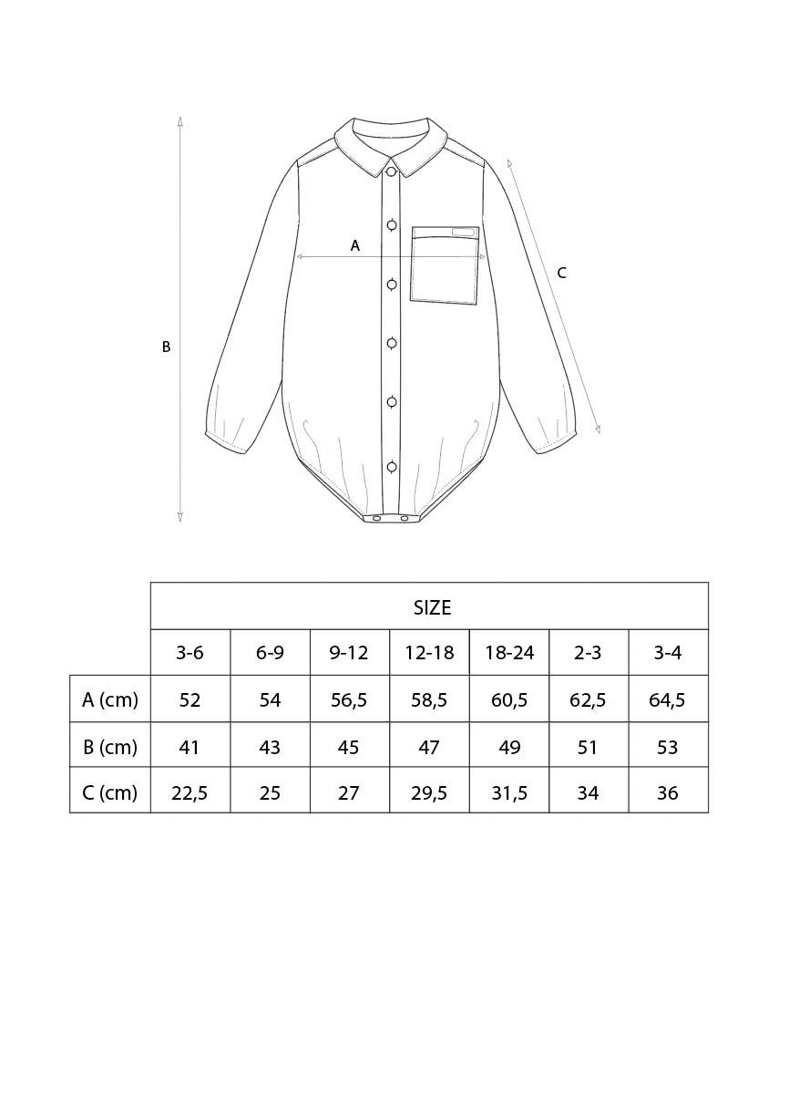 Mod.6.6 Sand shirt romper suit | AW23.24 Mod.6.6 Sand shirt romper suit
