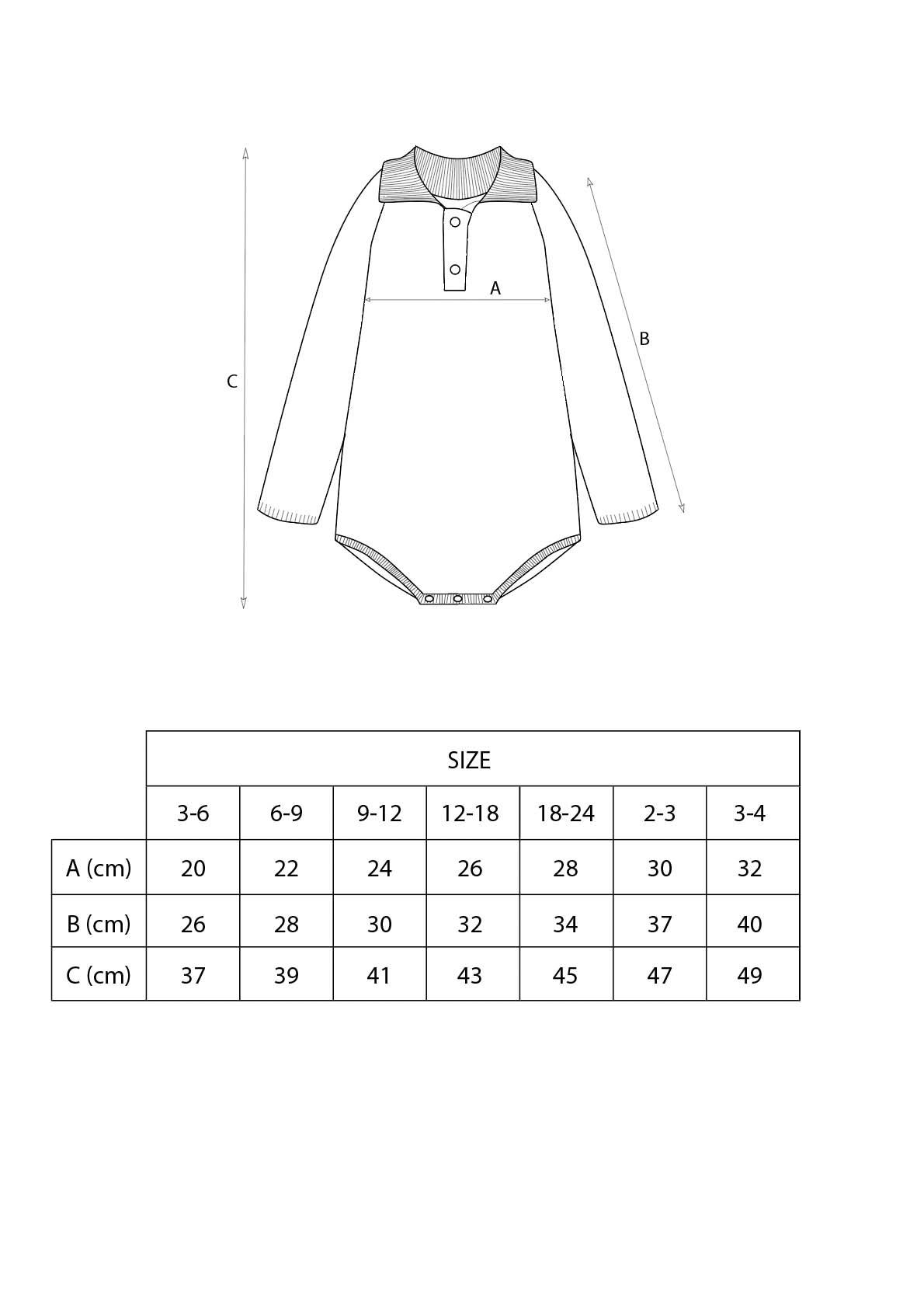 Mod.10.1 Off-white knitted romper suit with shirt-style collar | AW23.24 Mod.10.1 Off-white knitted romper suit with shirt-style collar