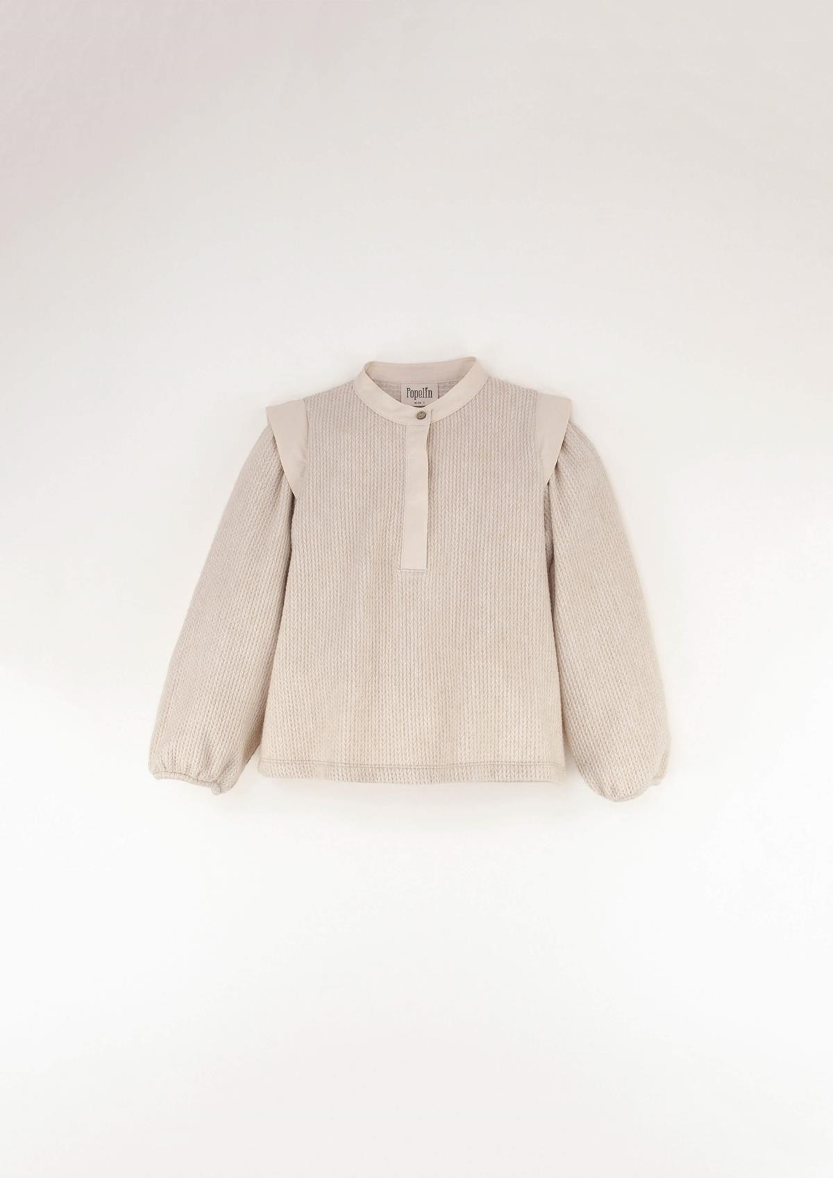 Mod.15.3 Knitted puff sleeve blouse | AW23.24 Mod.15.3 Knitted puff sleeve blouse