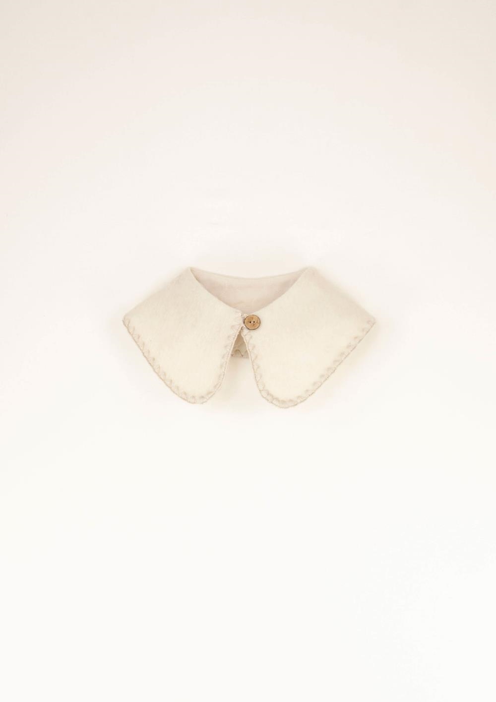 Mod.44.1 Off-white woolled collar | AW23.24 Mod.44.1 Off-white woolled collar