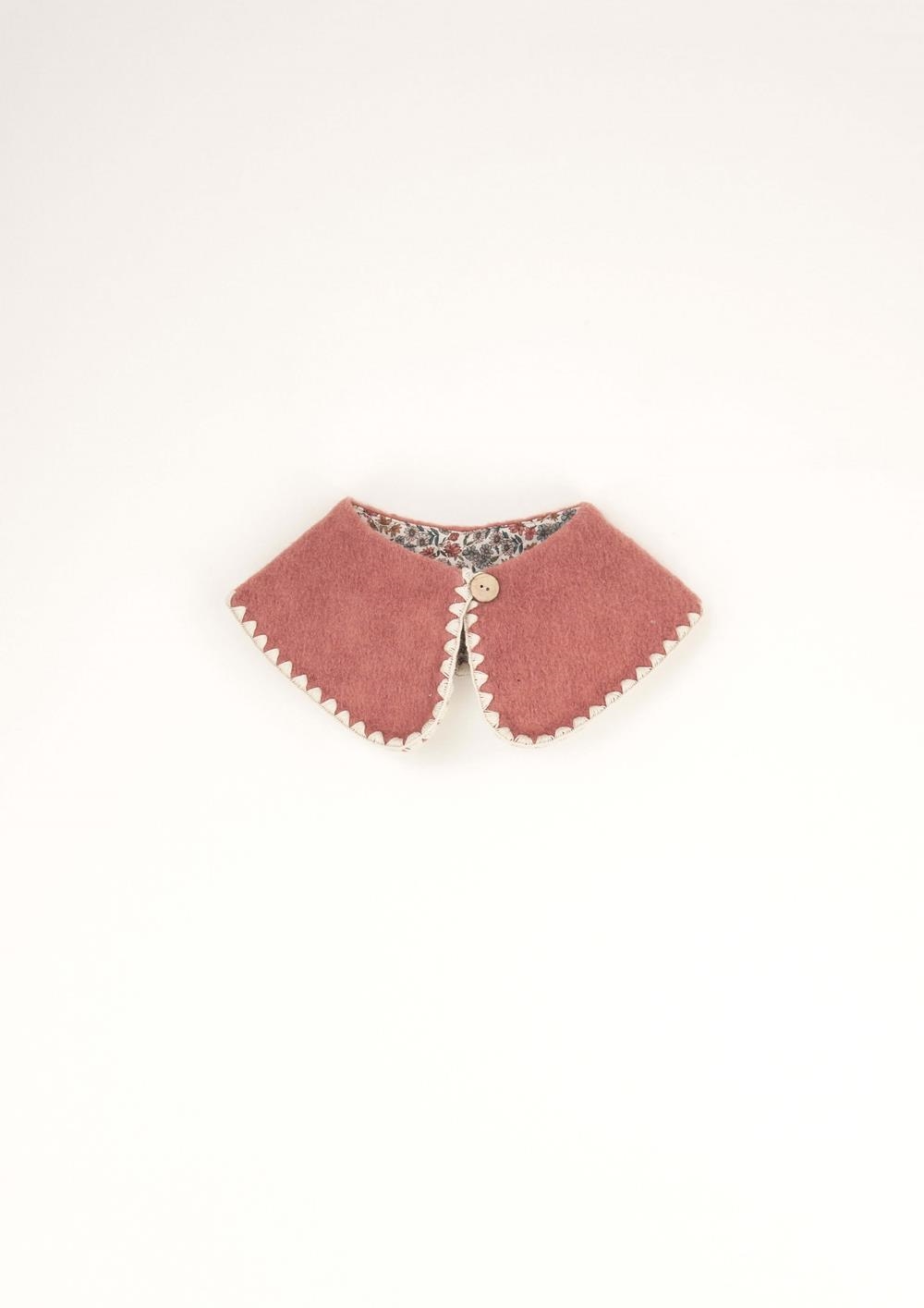 Mod.44.3 Pink woolled collar | AW23.24 Mod.44.3 Pink woolled collar