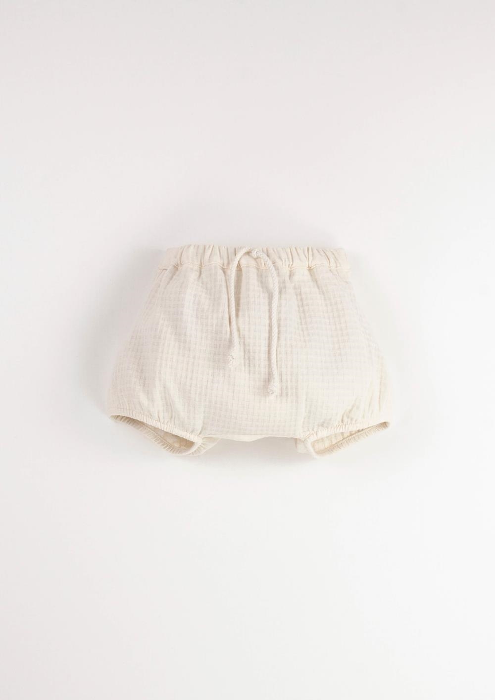 Mod.4.1 Off-white textured culotte | SS24 Mod.4.1 Off-white textured culotte