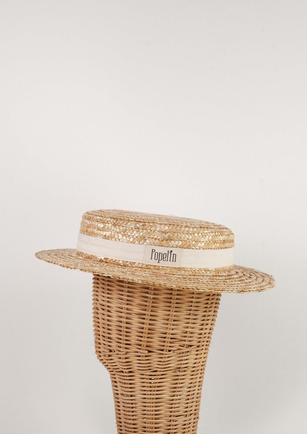 Mod.39.1 Off-white Natural straw hat | SS24 Mod.39.1 Off-white Natural straw hat