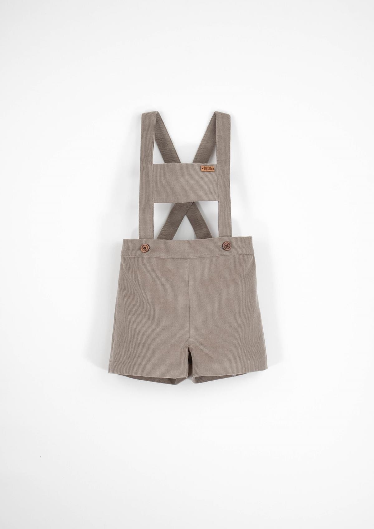 その他 Popelin Taupe crossover romper suit その他 Popelin Taupe crossover romper suit その他 Popelin