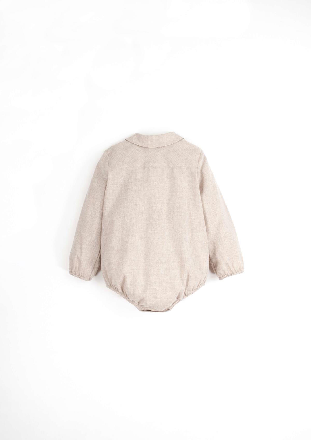 Mod.10.6 Sand shirt-style romper suit | AW24.25 Mod.10.6