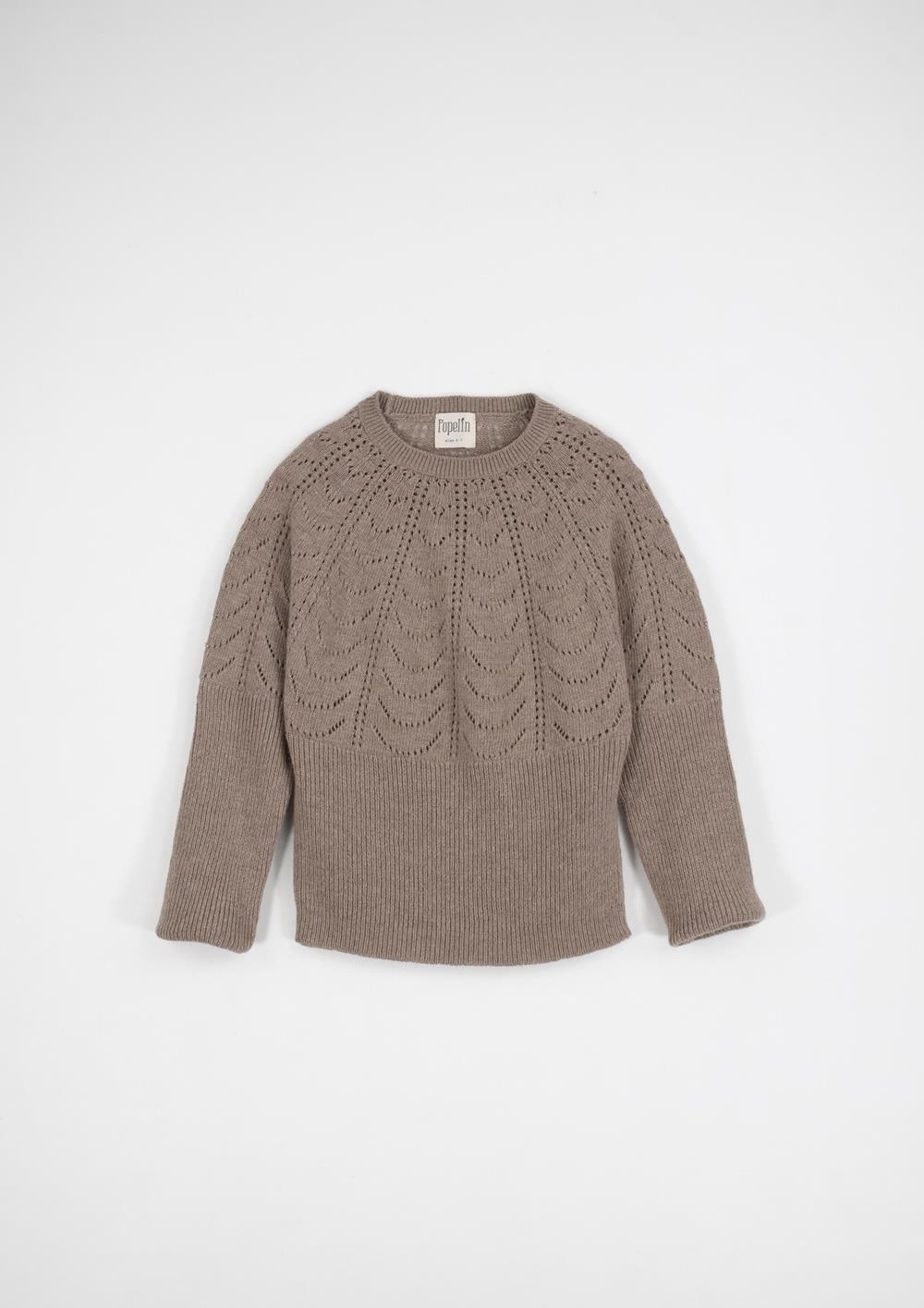 Mod.19.2 Camel openwork knit jersey | AW24.25 Mod.19.2 Camel openwork knit jersey