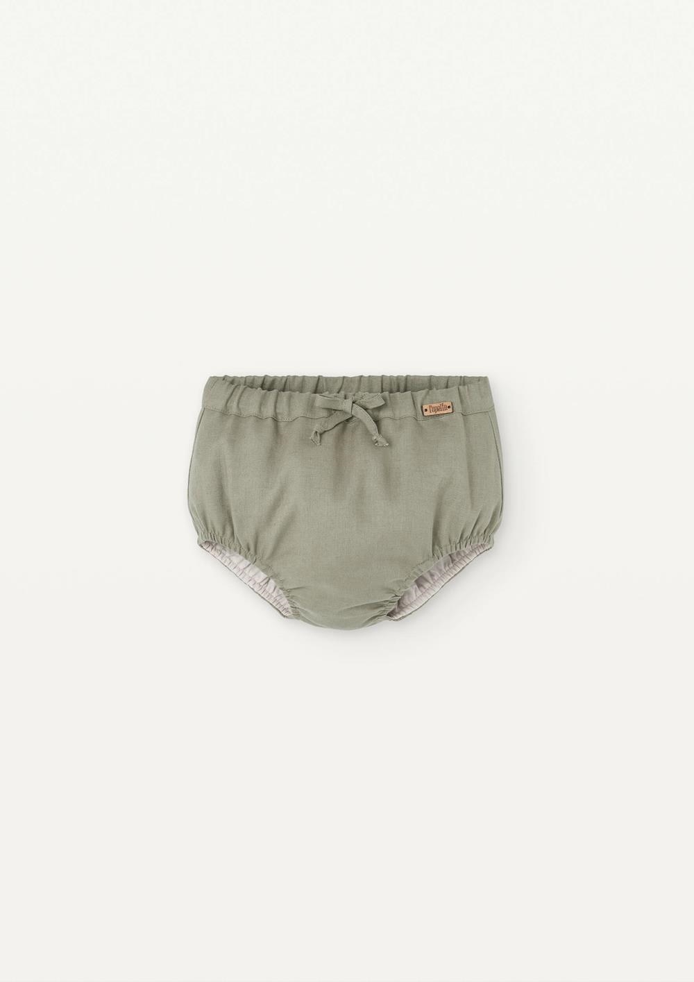 Mod 21.3 Green linen baby culotte | SS25 Mod 21.3 Green linen baby culotte