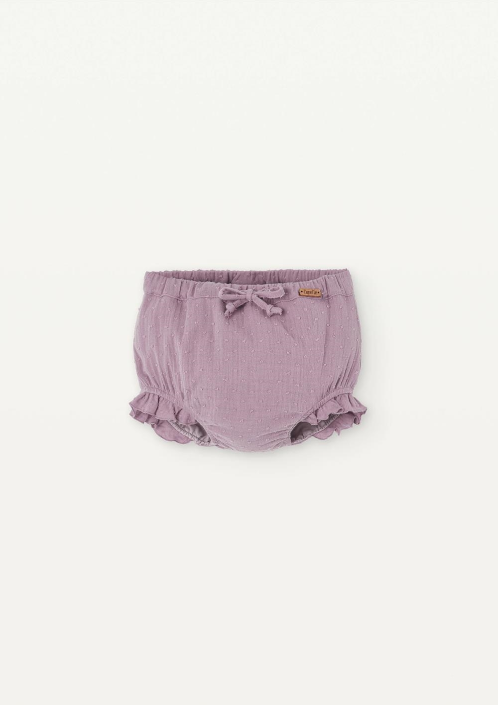 Mod 21.7 Mauve plumeti fabric baby culotte | SS25 Mod 21.7 Mauve plumeti fabric baby culotte