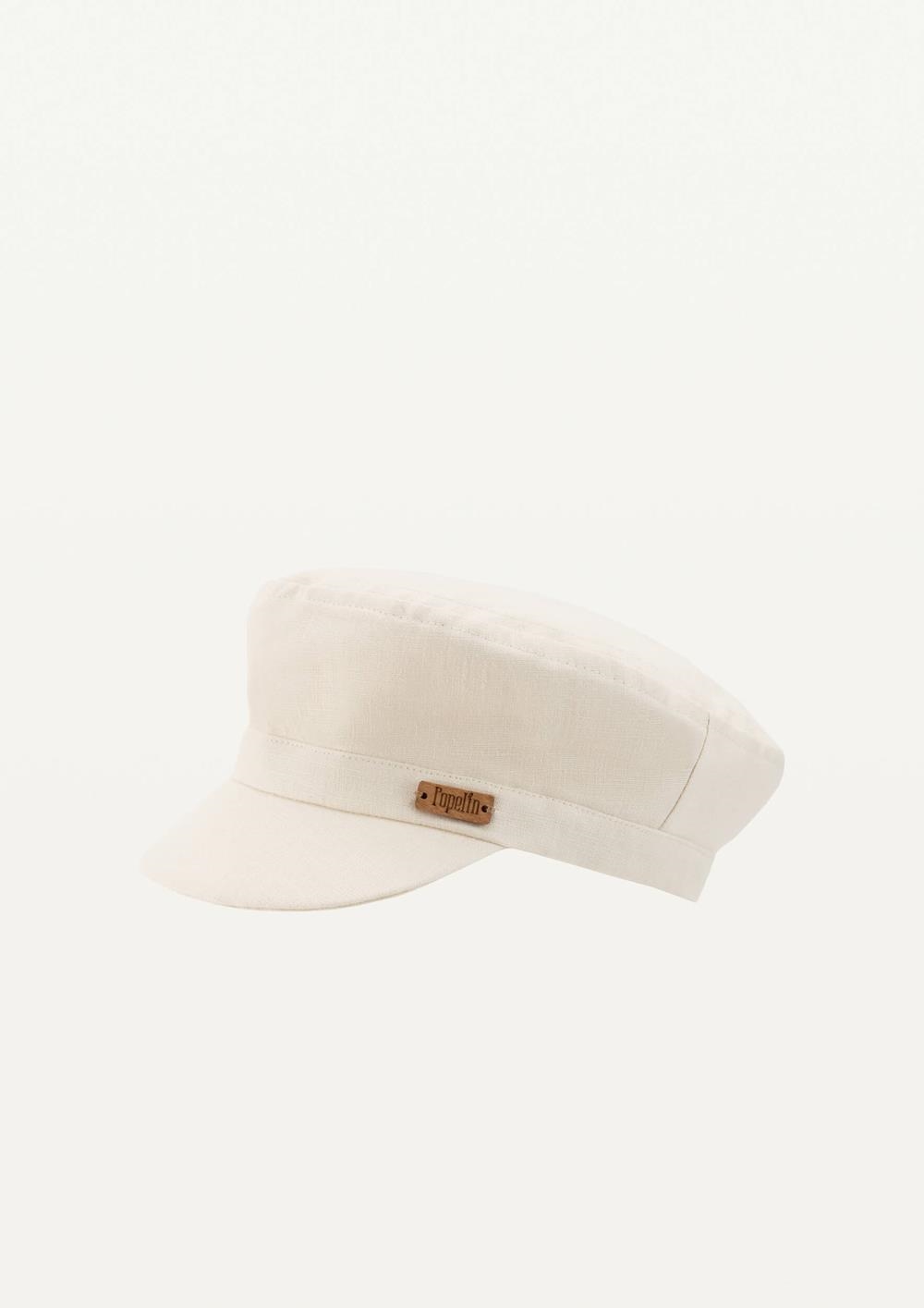 Mod 41.1 Off-white linen sailor cap | SS25 Mod 41.1 Off-white linen sailor cap
