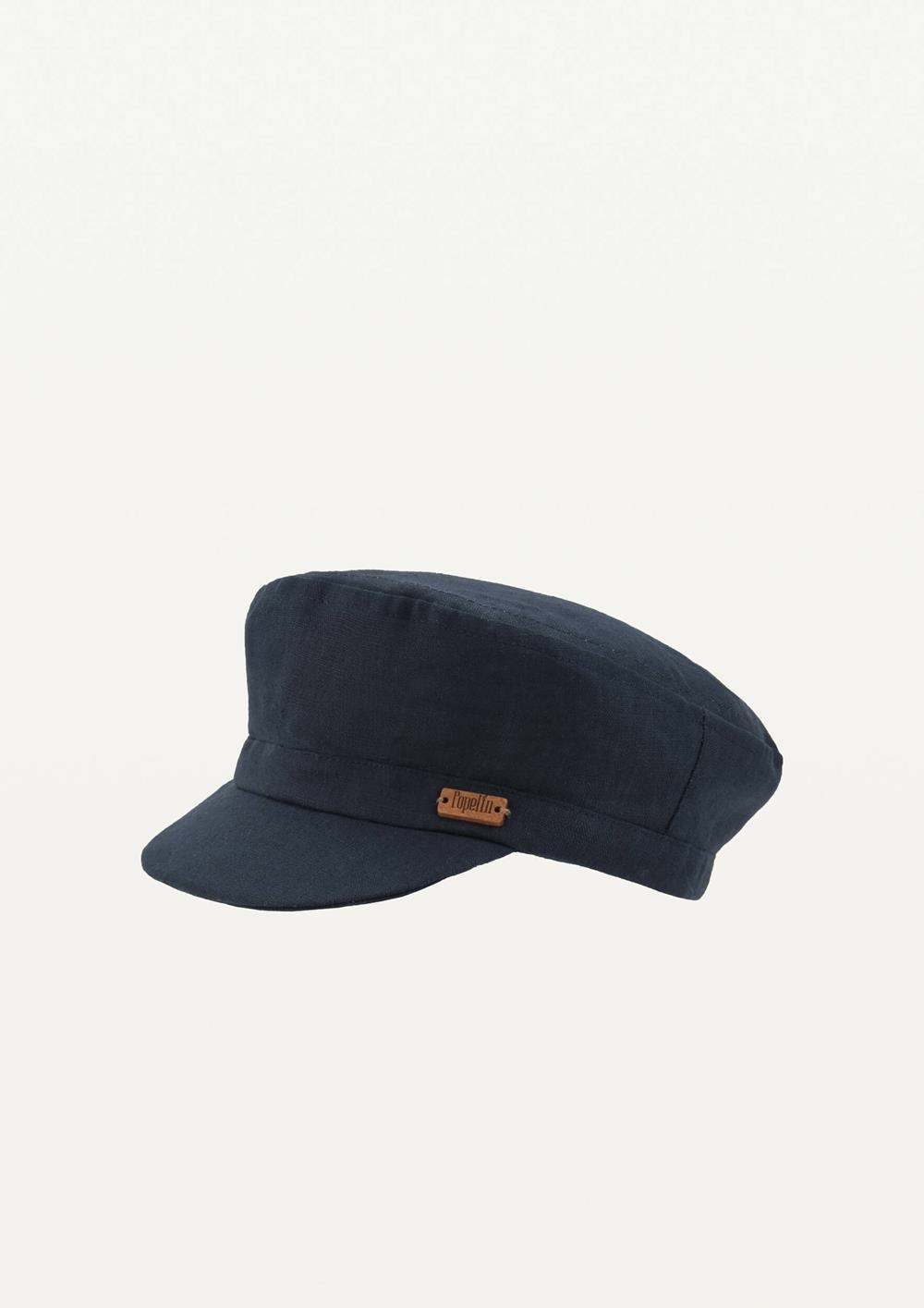 Mod 41.4 Navy blue linen sailor cap | SS25 Mod 41.4 Navy blue linen sailor cap