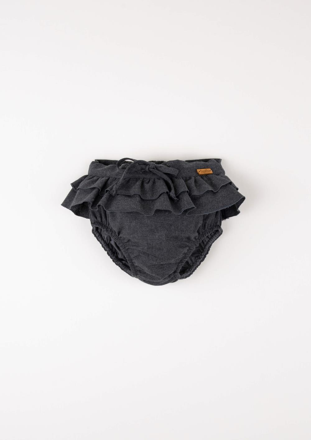 Mod.11.4 Anthracite grey double frill culotte | AW2526 Mod.11.4 Anthracite grey double frill culotte