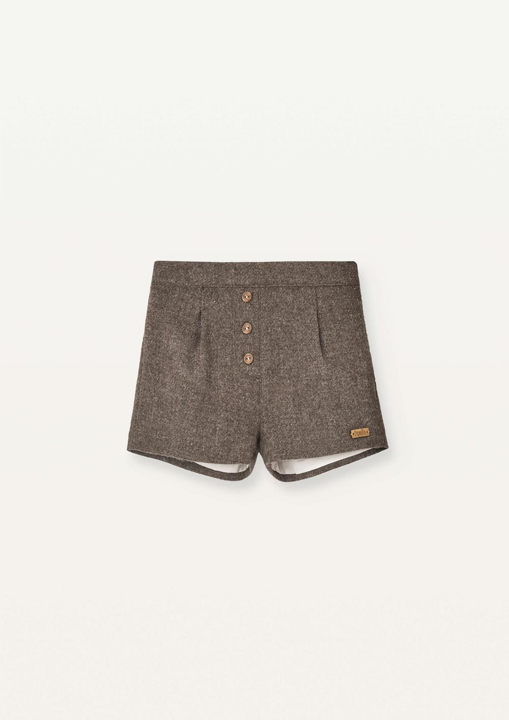 Mod.15.2 Brown woollen shorts | AW2526 Mod.15.2 Brown woollen shorts