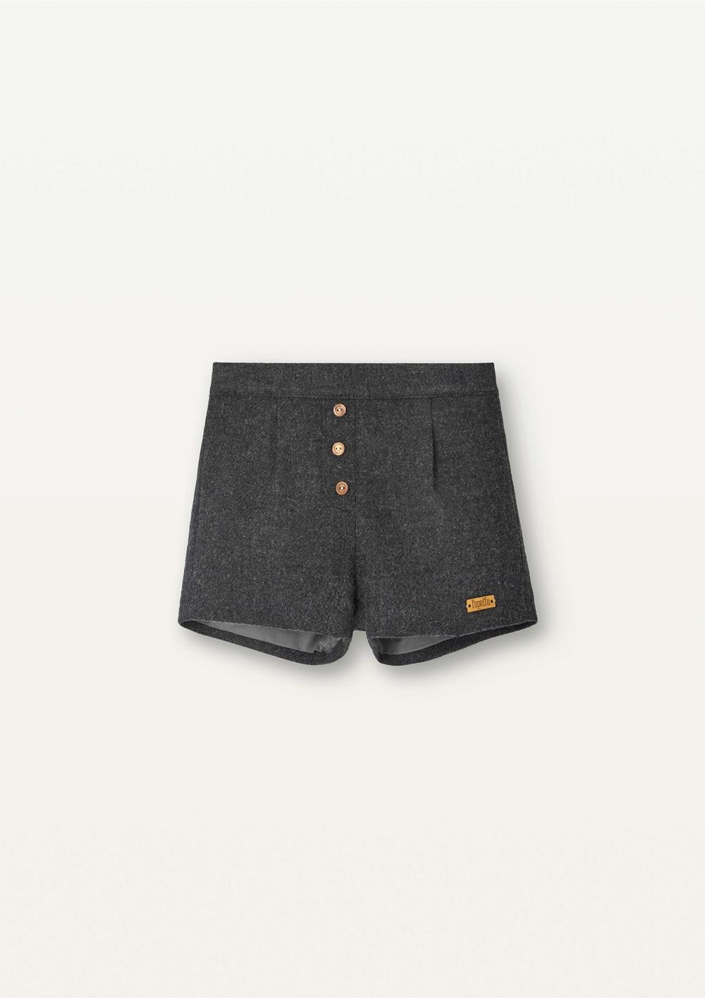 Mod.15.3 Grey woollen shorts | AW2526 Mod.15.3 Grey woollen shorts