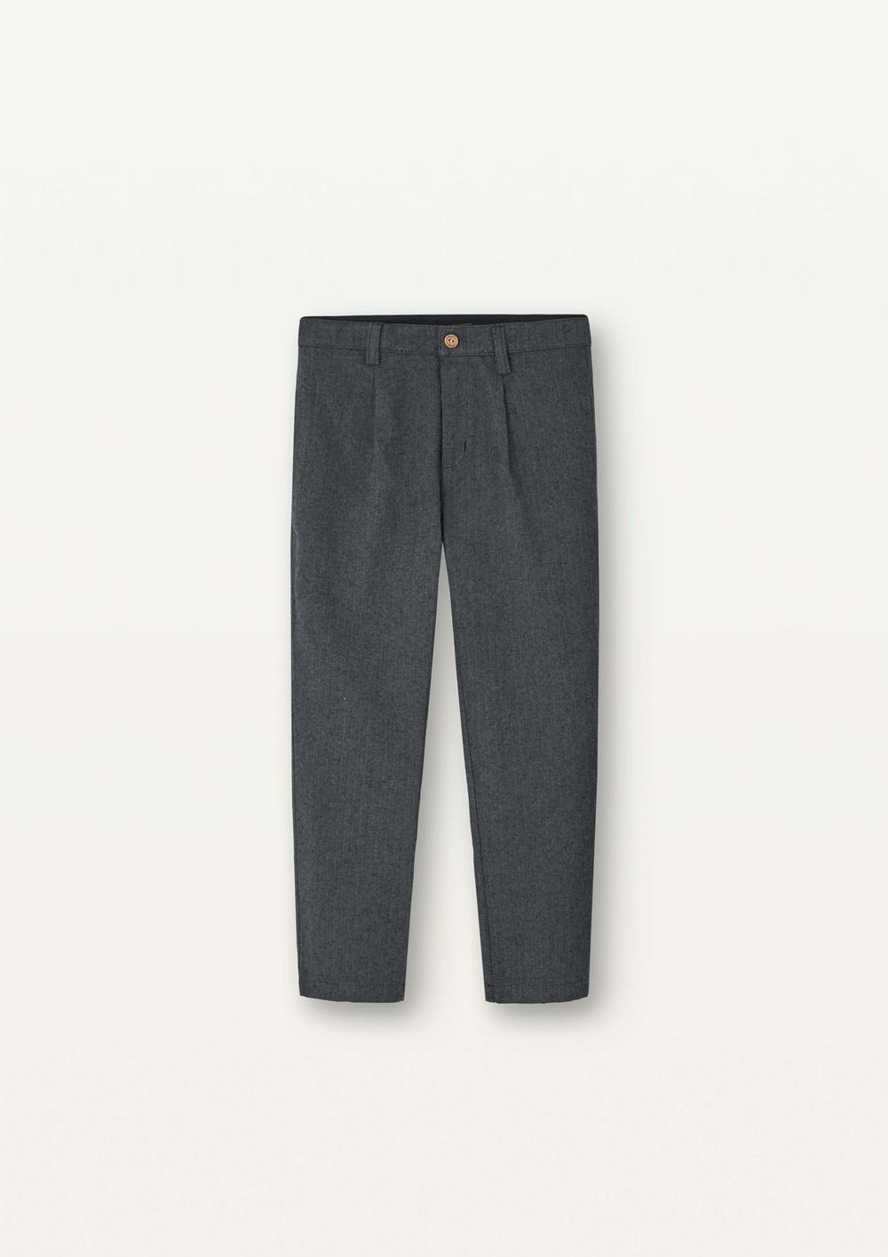 Mod.37.3 Grey micro-herringbone chino trousers | AW2526 Mod.37.3 Grey micro-herringbone chino trousers