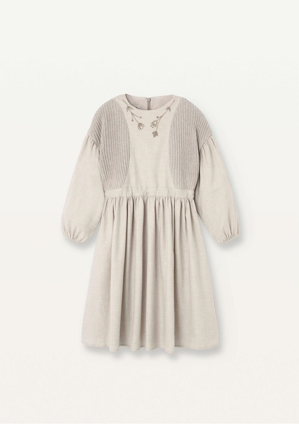 Mod.40.1 Sand dress with side panels | AW2526 Mod.40.1 Sand dress with side panels