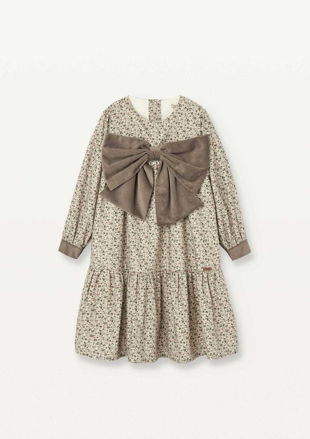 Mod.44.2 Floral print dress with bow | AW2526 Mod.44.2 Floral print dress with bow