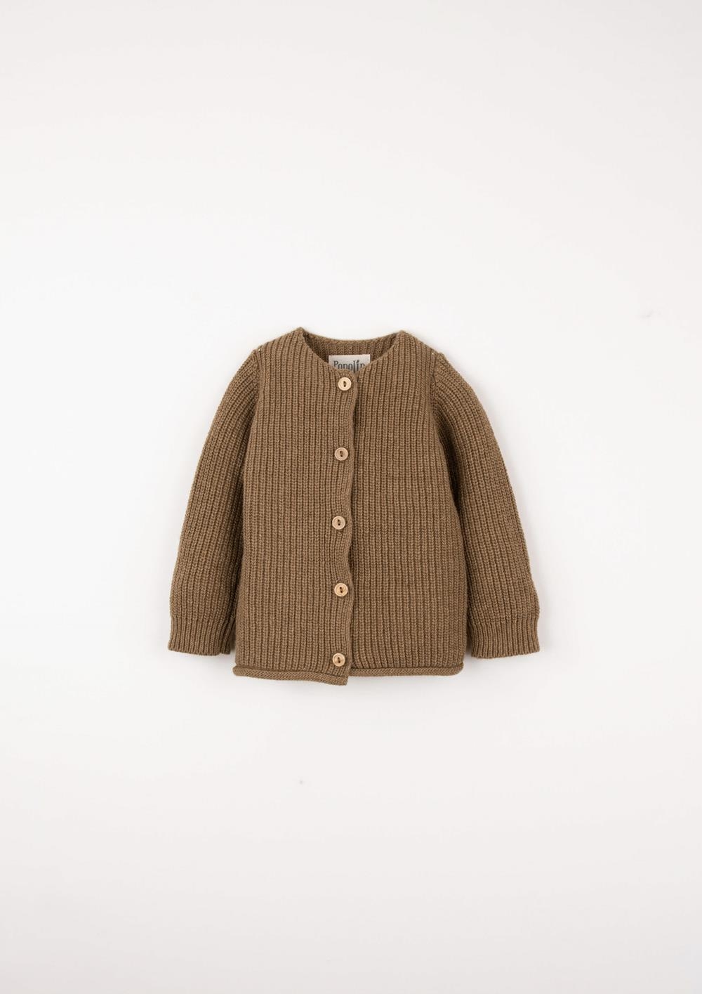 Mod.55.3 Terracotta brioche stitch jacket | AW2526 Mod.55.3 Terracotta brioche stitch jacket