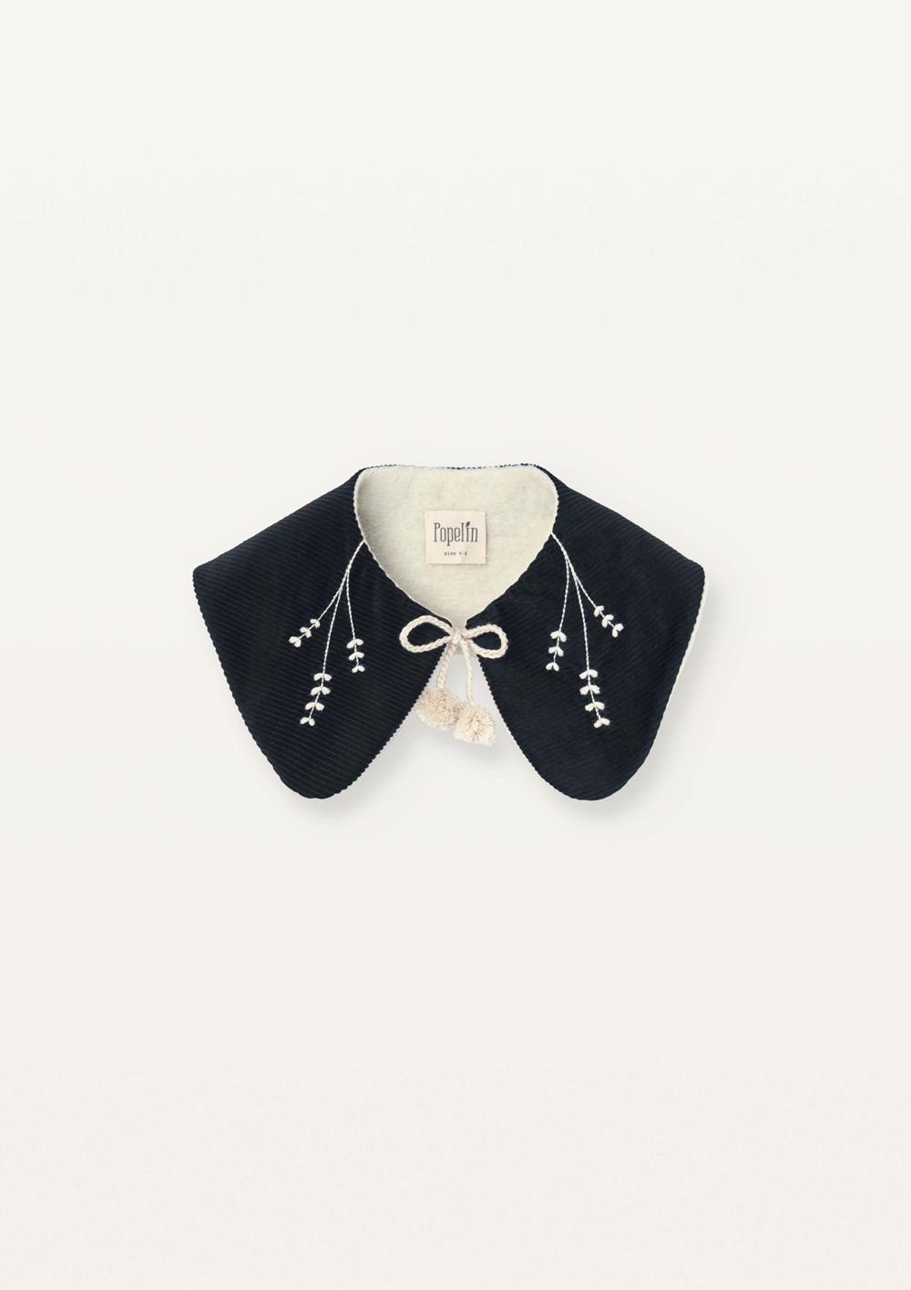 Mod.60.4 Black embroidered collar | AW2526 Mod.60.4 Black embroidered collar