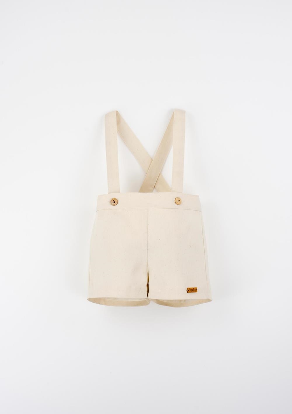 Mod.11.1 Off-white shorts with straps | SS26 Mod.11.1 Off-white shorts with straps