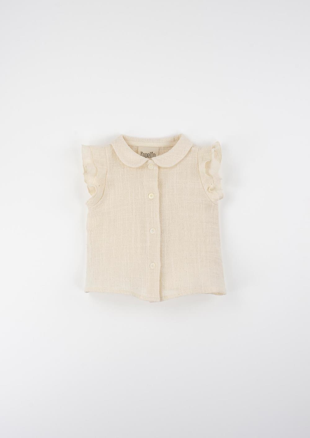 Mod.53.1 Off-white blouse with baby collar | SS26 Mod.53.1 Off-white blouse with baby collar