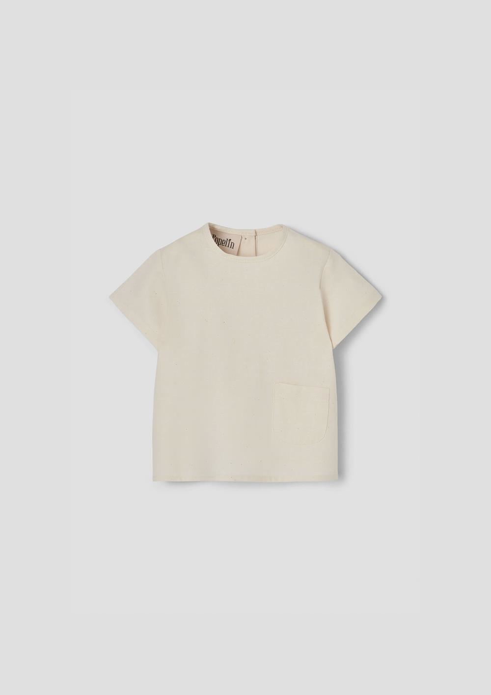 Mod.54.4 off-white slub shirt with pocket | SS26 Mod.54.4 off-white slub shirt with pocket