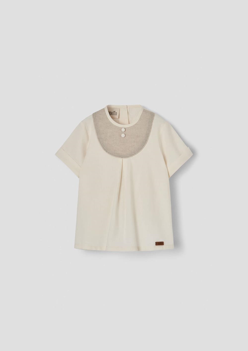 Mod.18.1 Sand shirt with pleat | SS26 Mod.18.1 Sand shirt with pleat