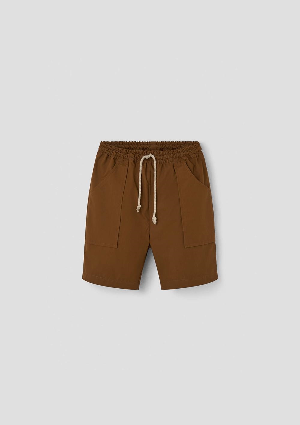 Mod.33.3 Terracotta jogger Bermuda shorts | SS26 Mod.33.3 Terracotta jogger Bermuda shorts