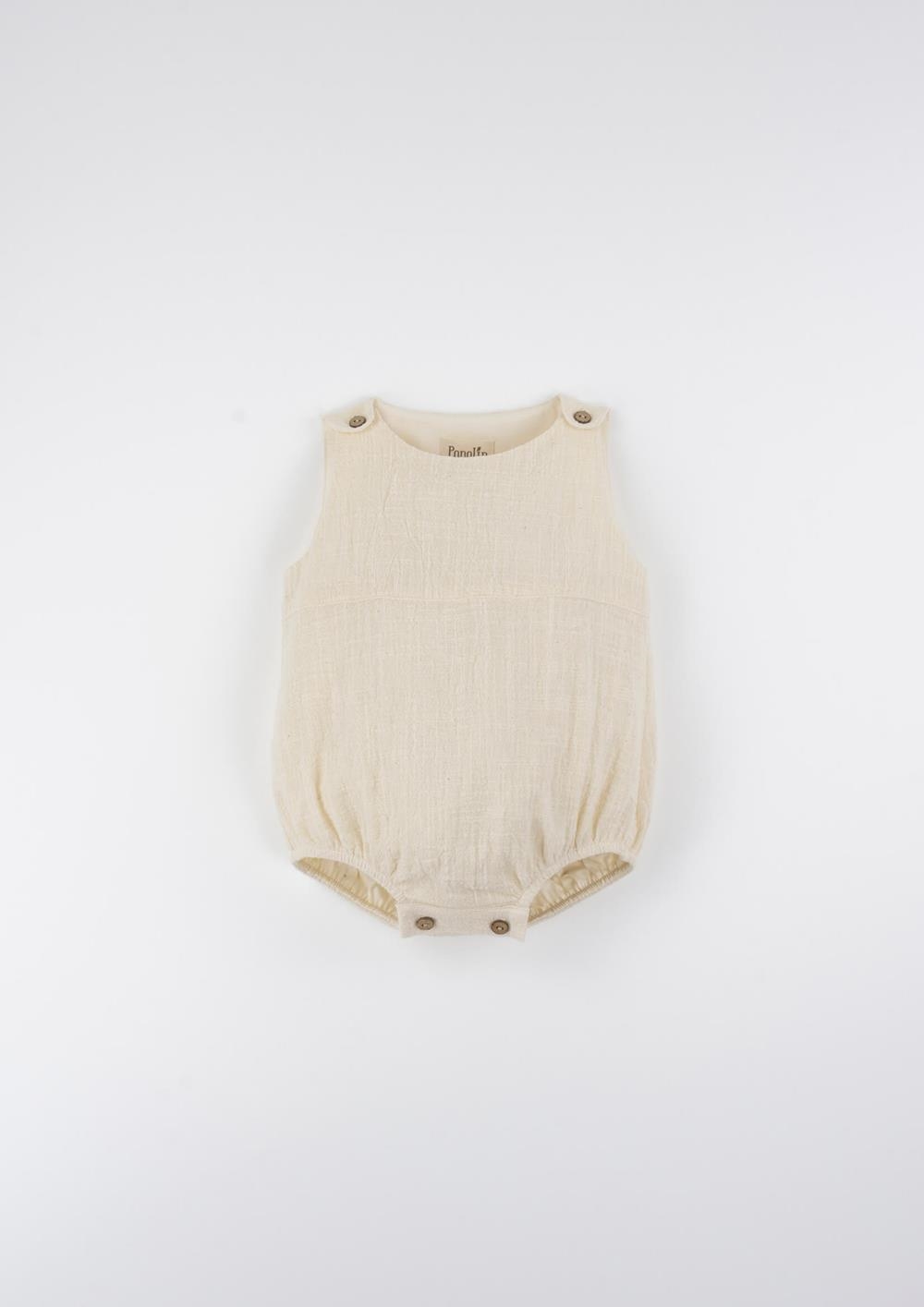 Mod.50.2 Off-white baby romper suit | SS26 Mod.50.2 Off-white baby romper suit