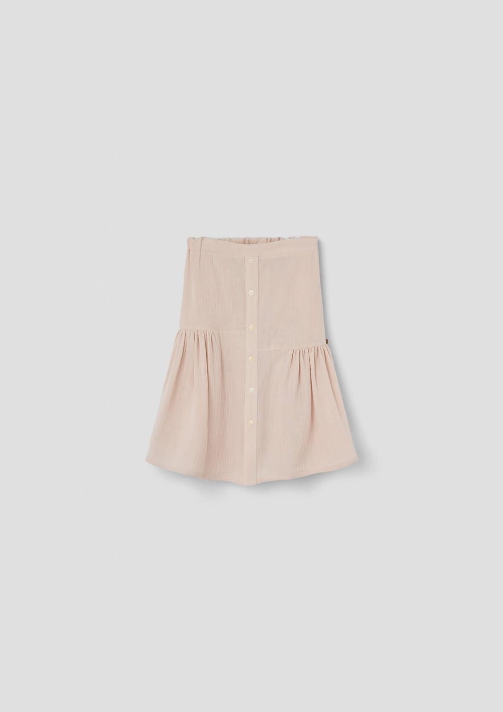 Mod.24.2 Dusty pink midi skirt | SS26 Mod.24.2 Dusty pink midi skirt