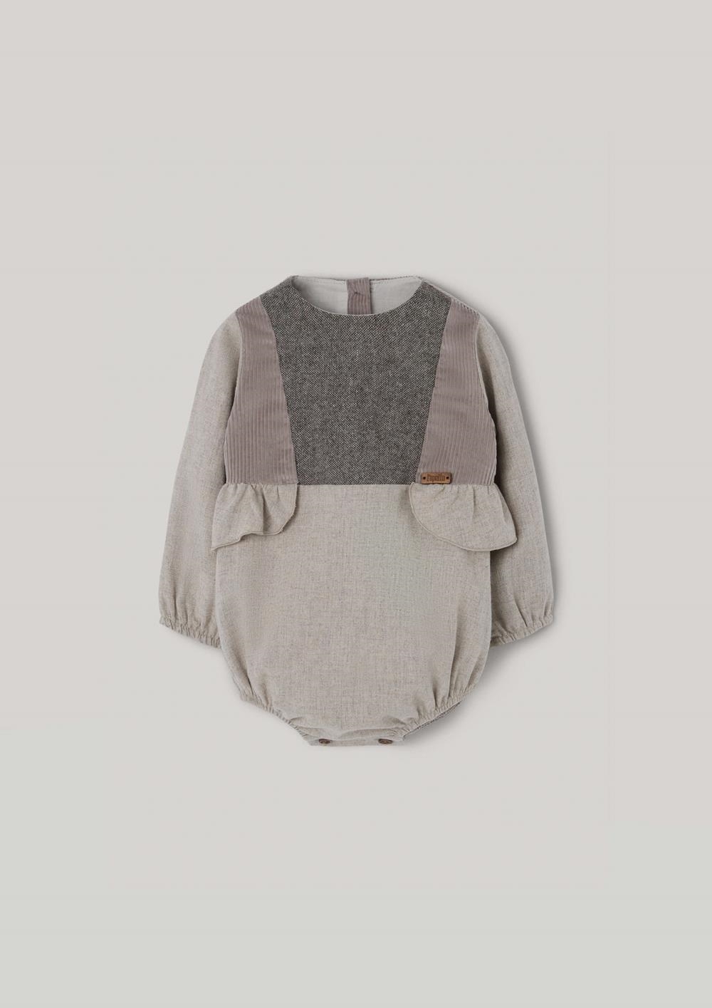 Mod.1.2 Sand romper suit with side panels | AW26.27 Mod.1.2 Sand romper suit with side panels