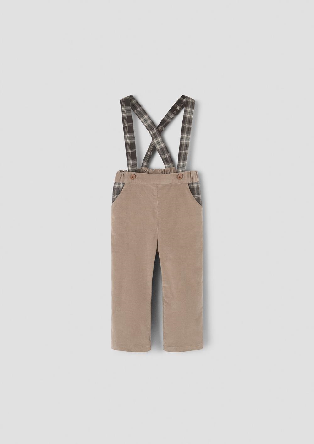 Mod.11.1 Camel corduroy trousers with straps | AW26.27 Mod.11.1 Camel corduroy trousers with straps