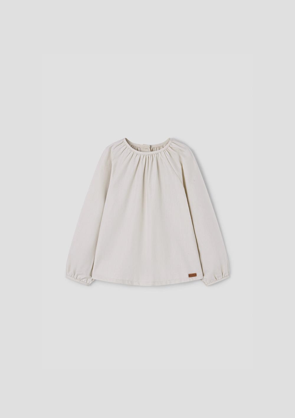 Mod.16.1 Off-white raglan sleeve blouse | AW26.27 Mod.16.1 Off-white raglan sleeve blouse