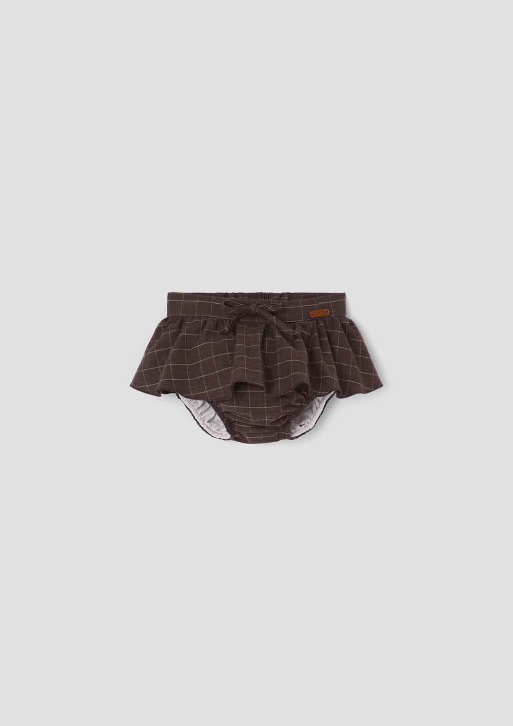 Mod.27.1 Brown culotte with skirt | AW26.27 Mod.27.1 Brown culotte with skirt