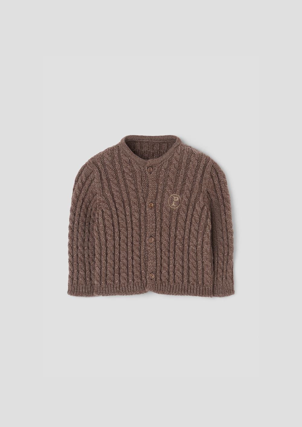 Mod.57.3 Brown knitted jacket | AW26.27 Mod.57.3 Brown knitted jacket